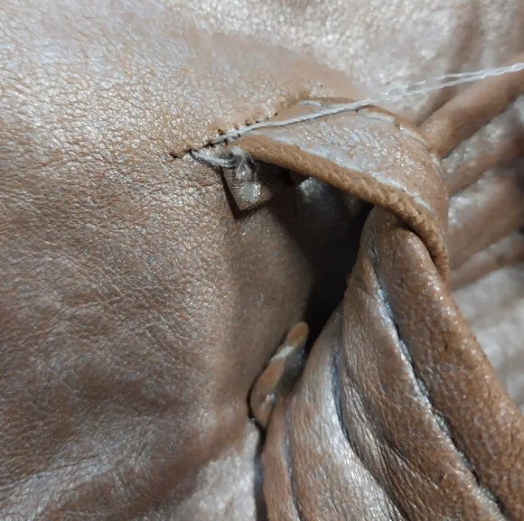 Vintage Global Identity Golden Leather Jacket
